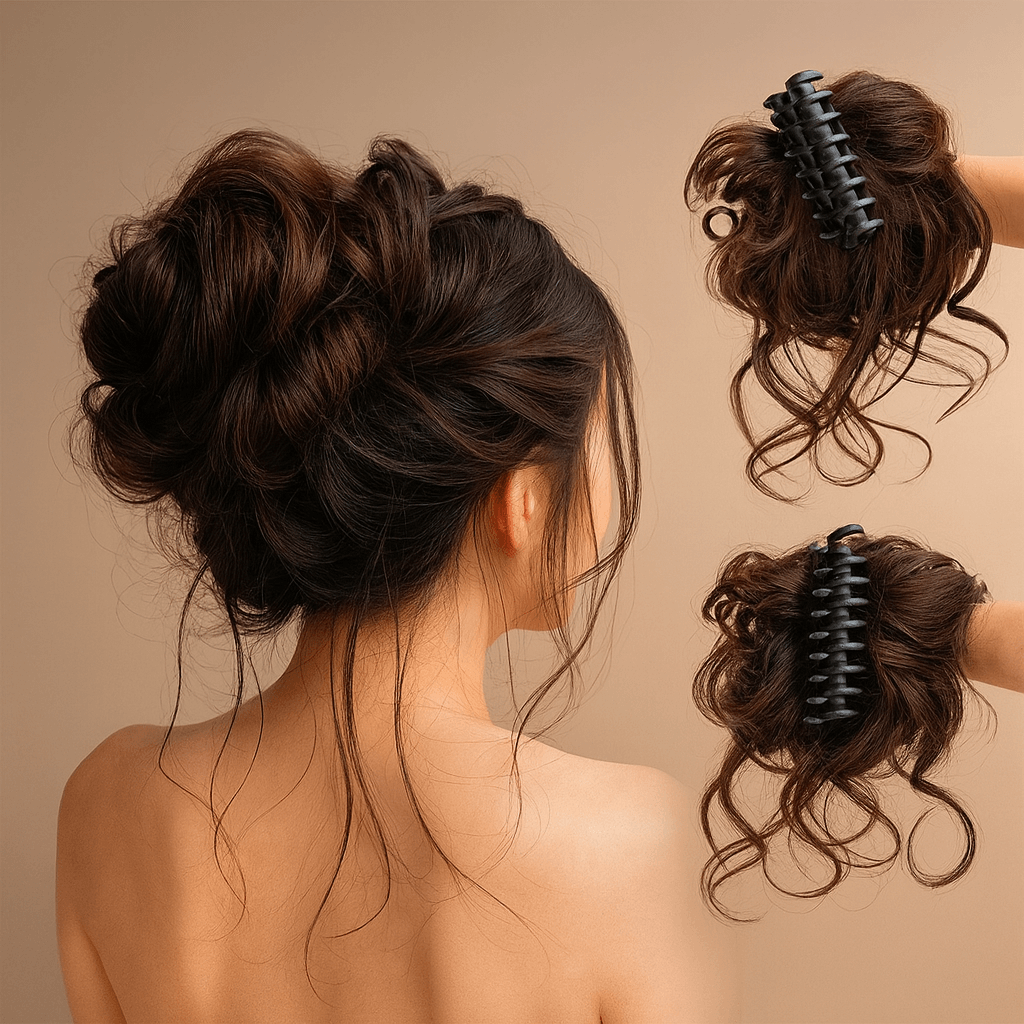 Vitaaro InstaBun Curly Clip