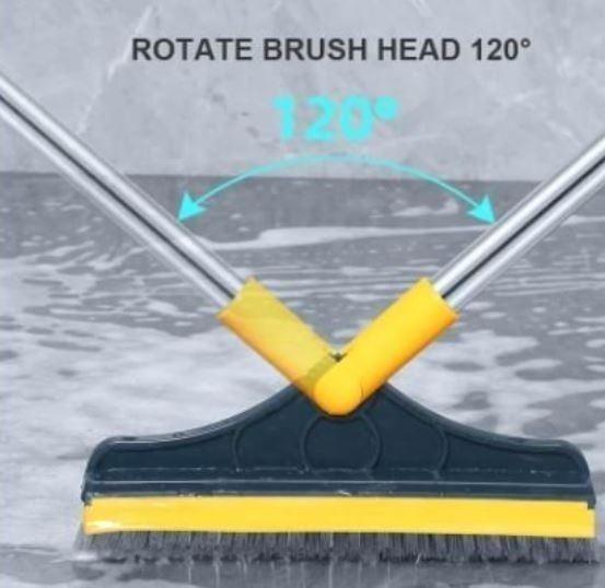 2-in-1 Floor Cleaner Brush with Wiper | 50% Saving